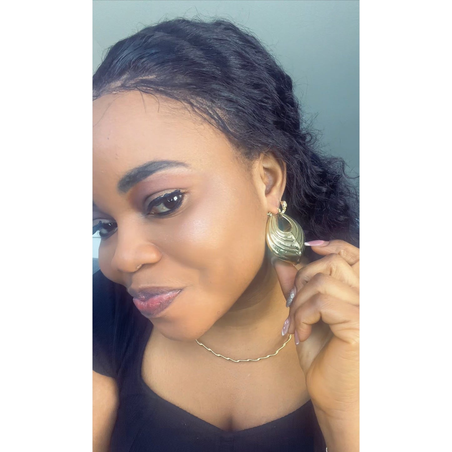 Kim Bold Loop Earrings