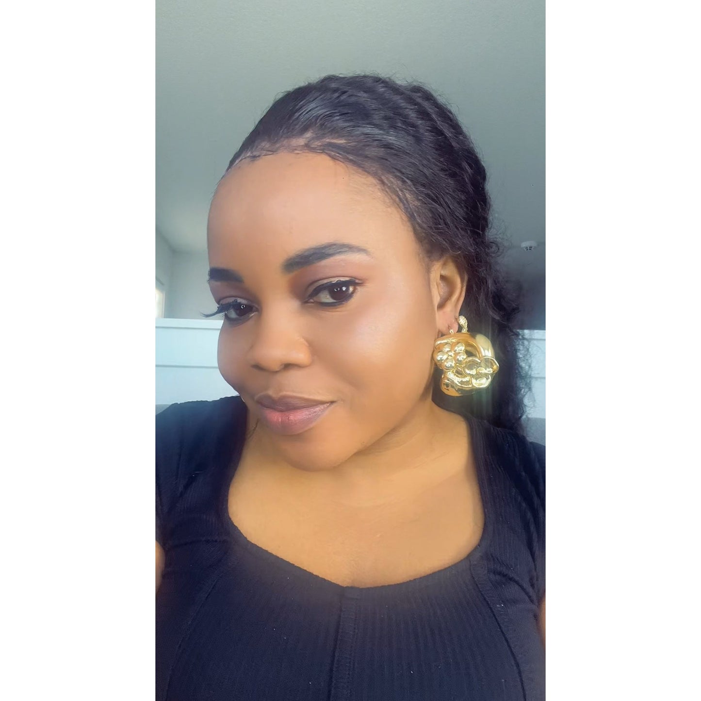 Chunky Round Earring