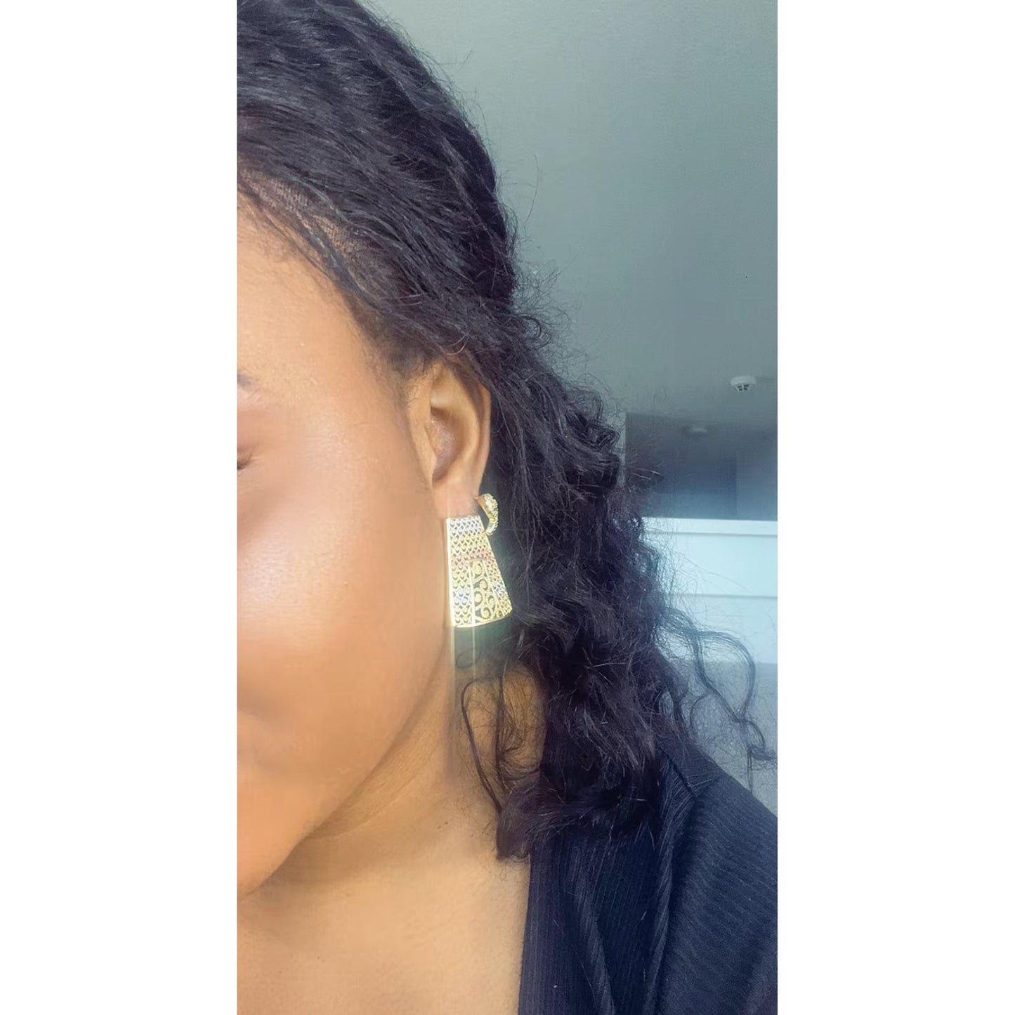 Three Tone Earrings