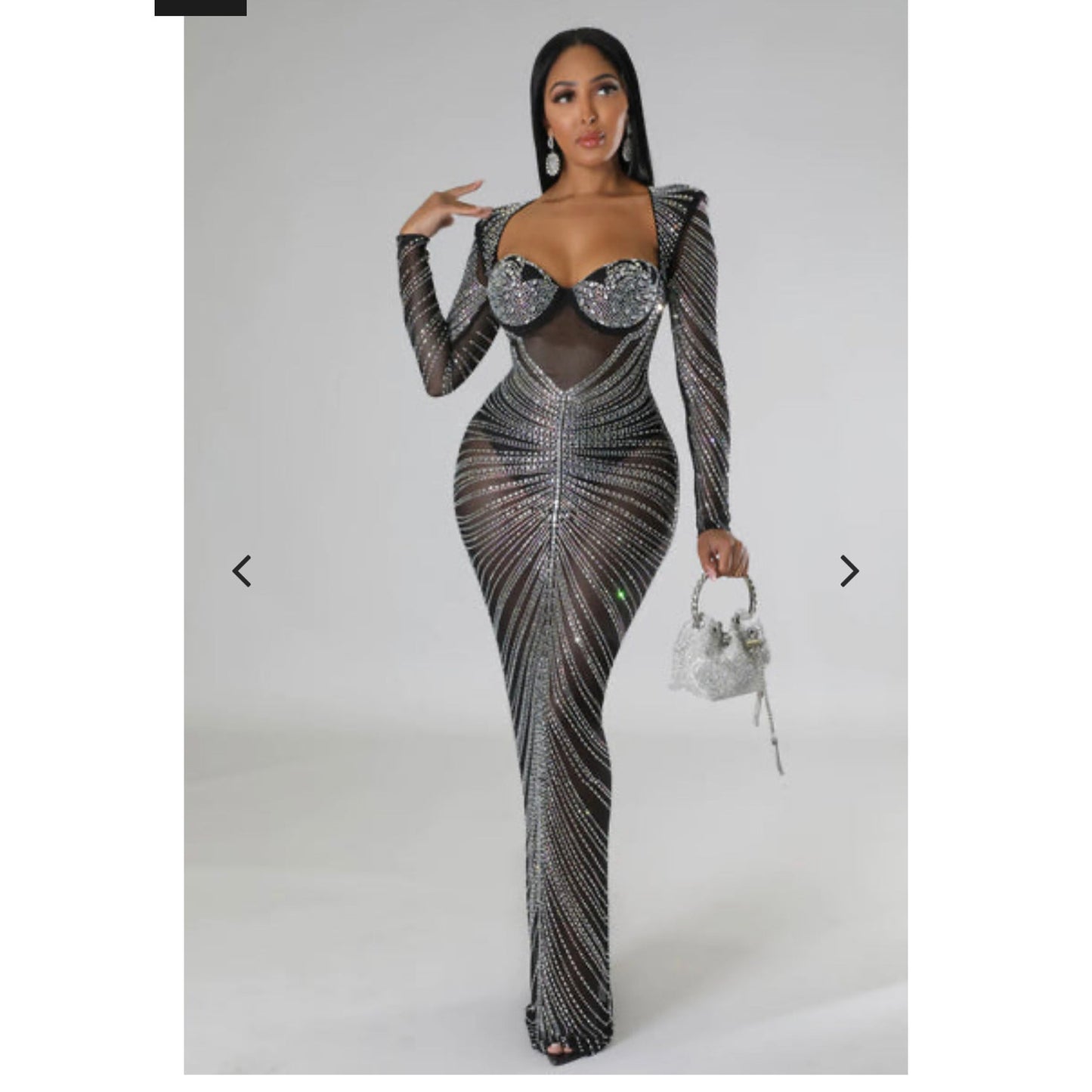 Fashion Sexy Rhinestones Dress