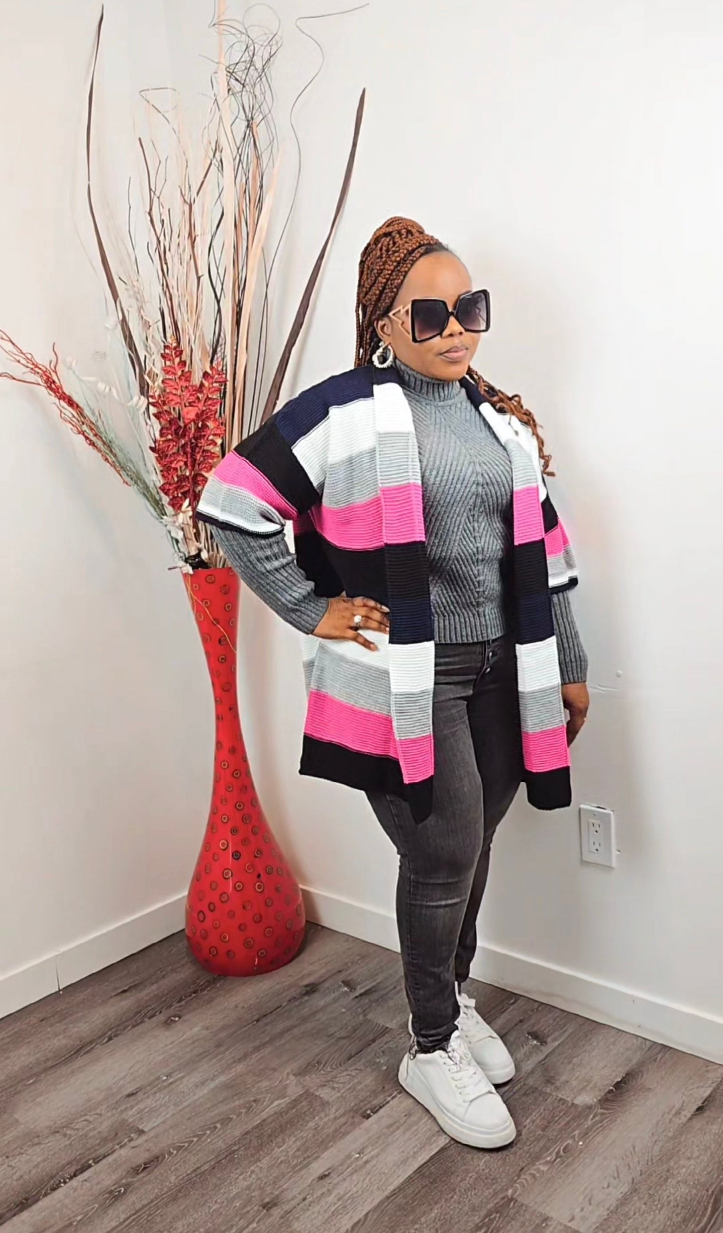 Colorful Cardigan Top