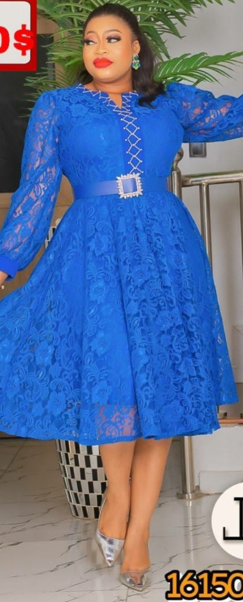 Diana Lace Midi Dress