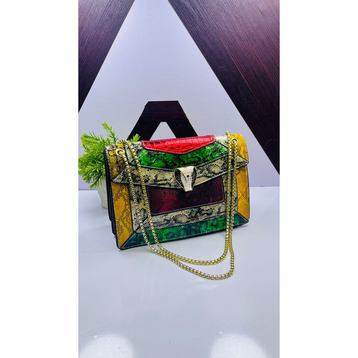 Multi color casual bag