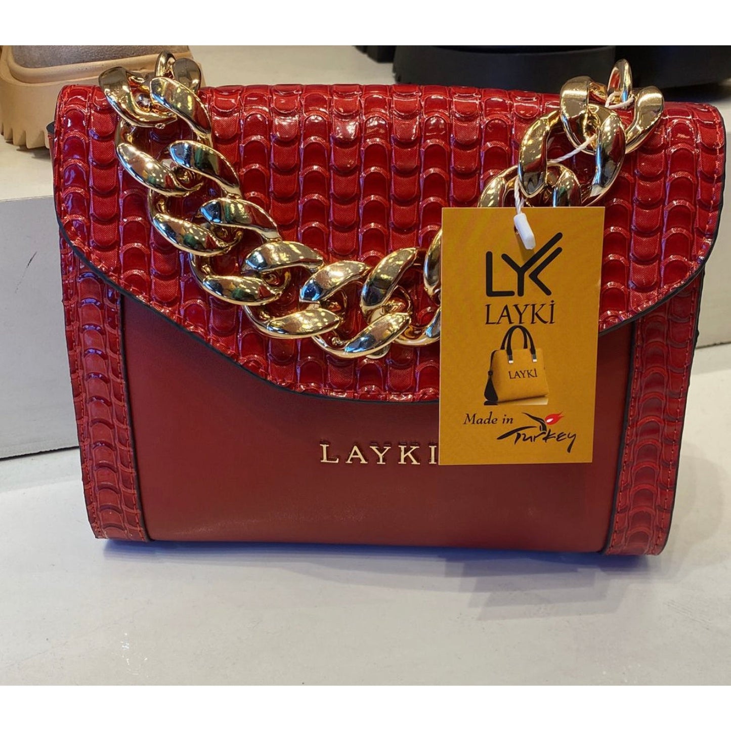 Red Crossbody Shoulder Bag