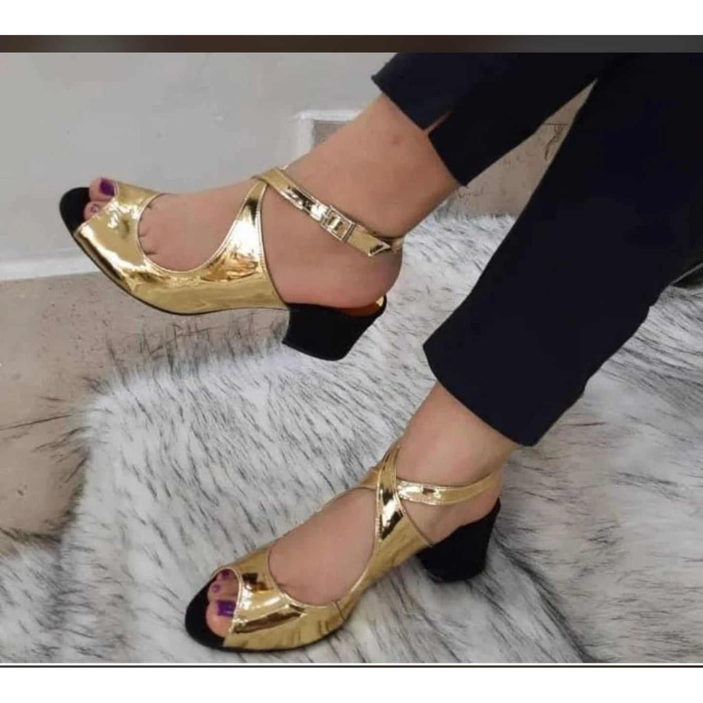 Strappy Gold Sandal
