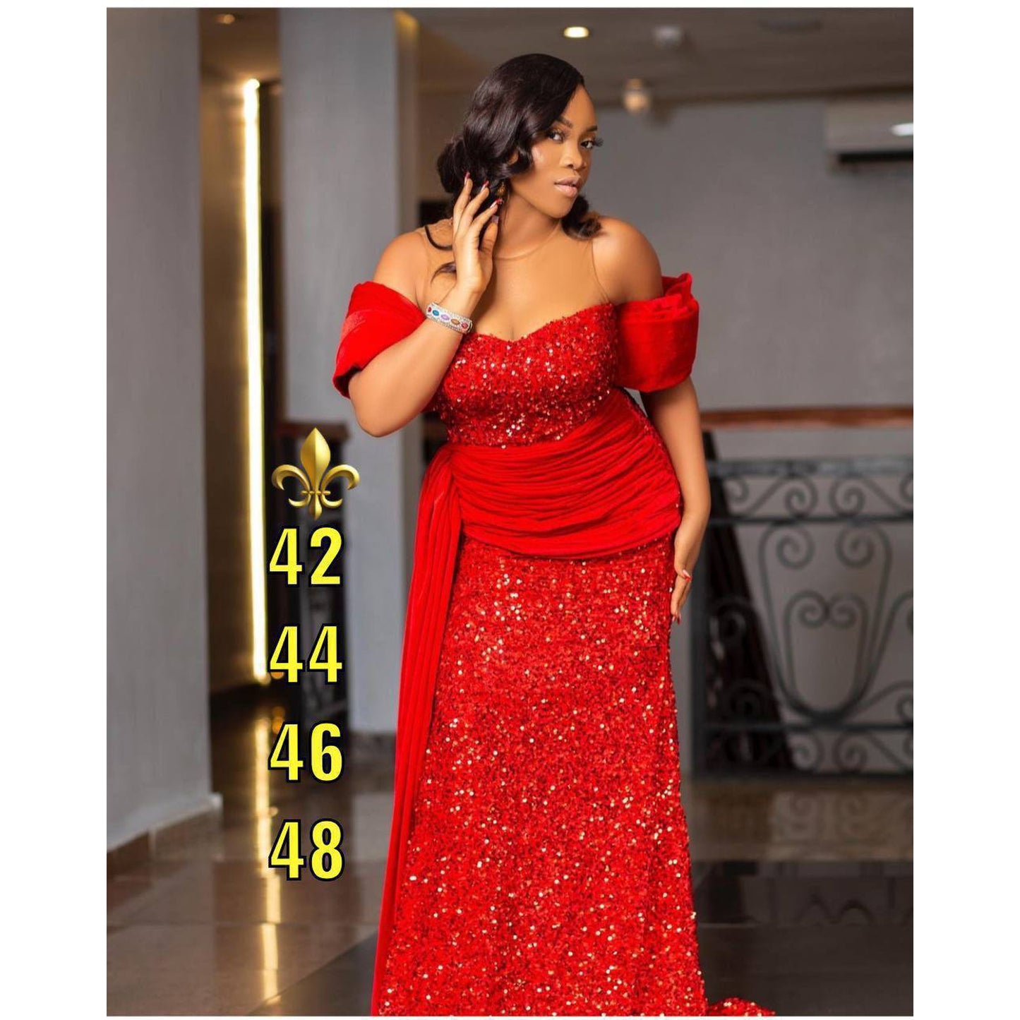 Off Shoulder Sequins Dress