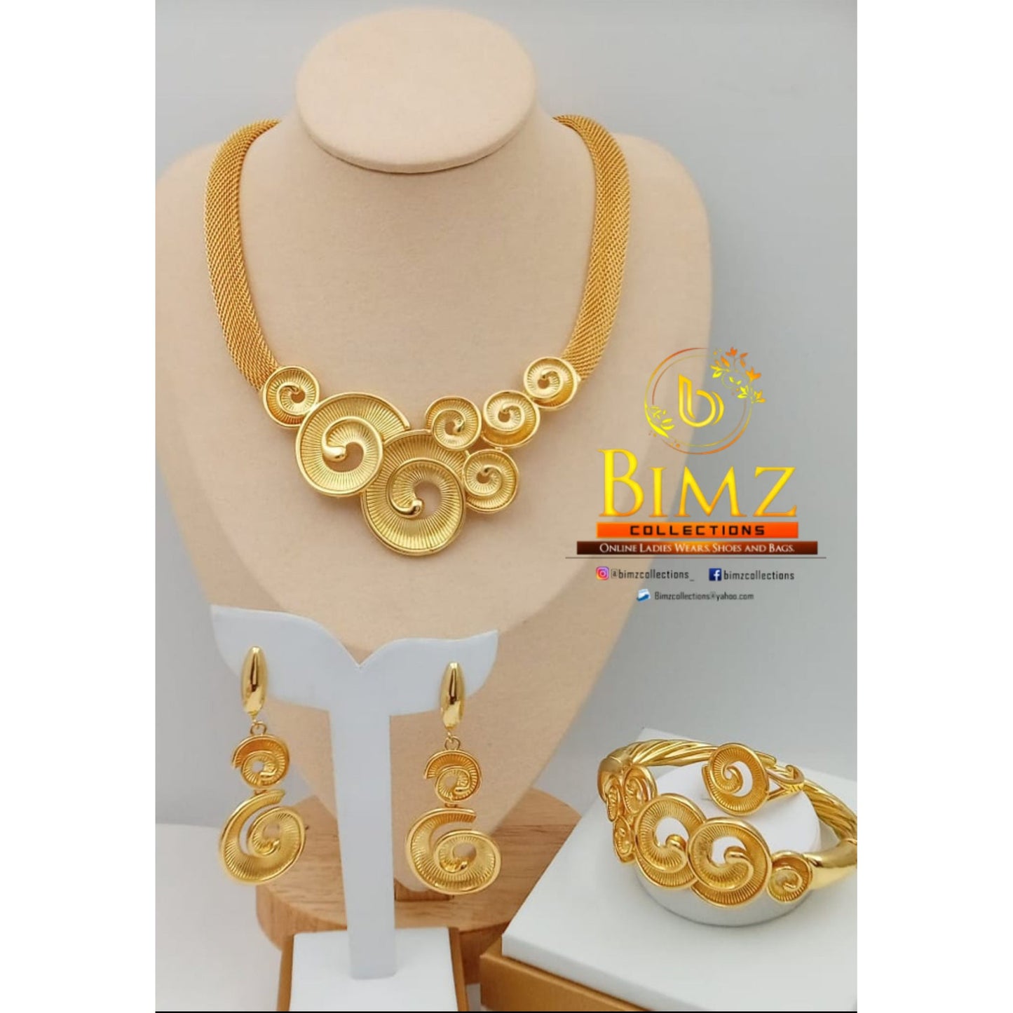 Tara Gold Jewelry 5 in 1 Set