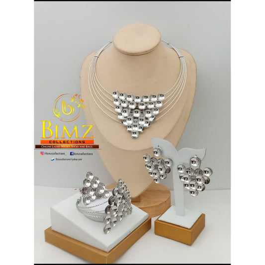 Vicky Silver Jewelry 5 in 1 Set