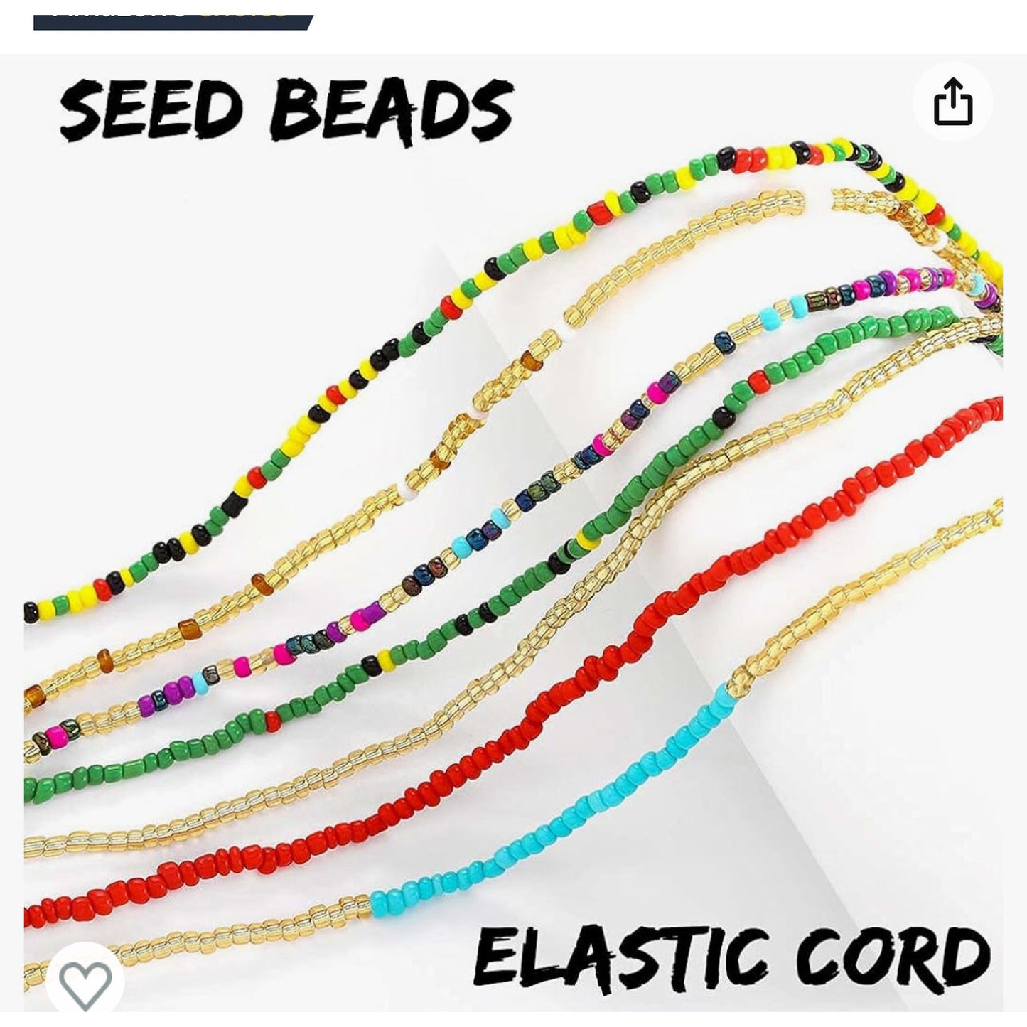 Trendy Waist Beads ( Set of 5)