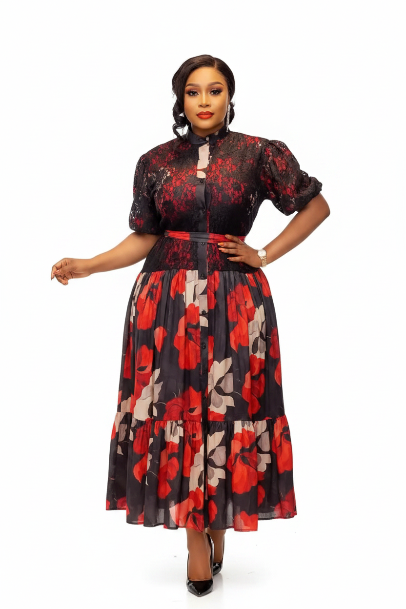 Floral Midi Dress