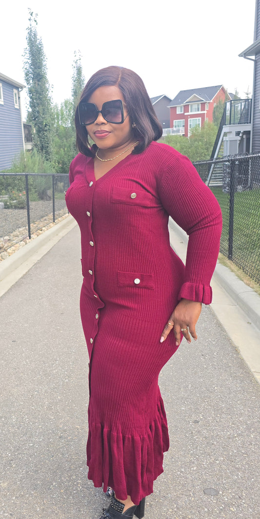 Mariah Maxi Sweater Dress