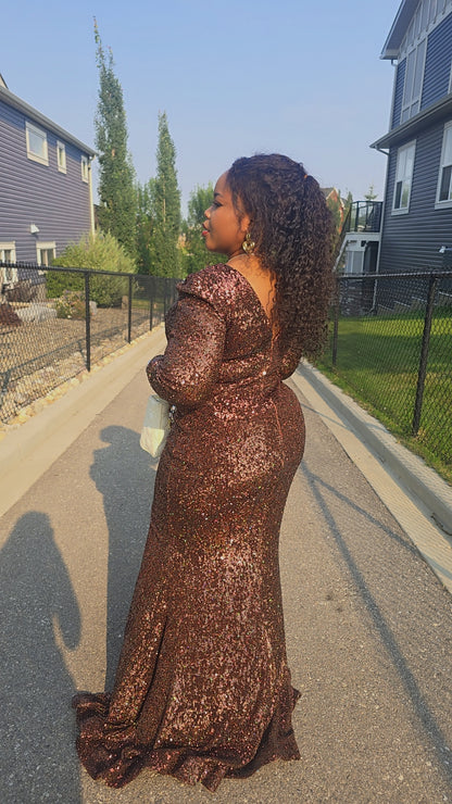 Zoey Sequin Maxi Dress