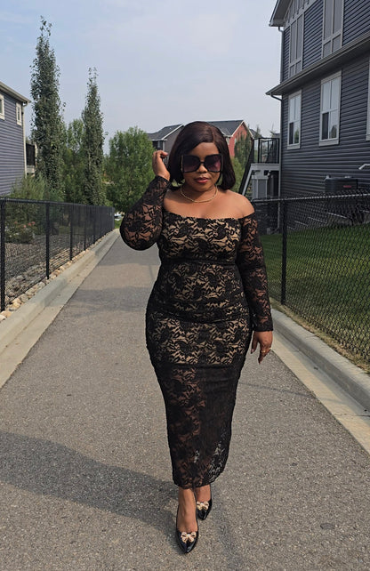 Laura Lacey Off Shoulder Dress