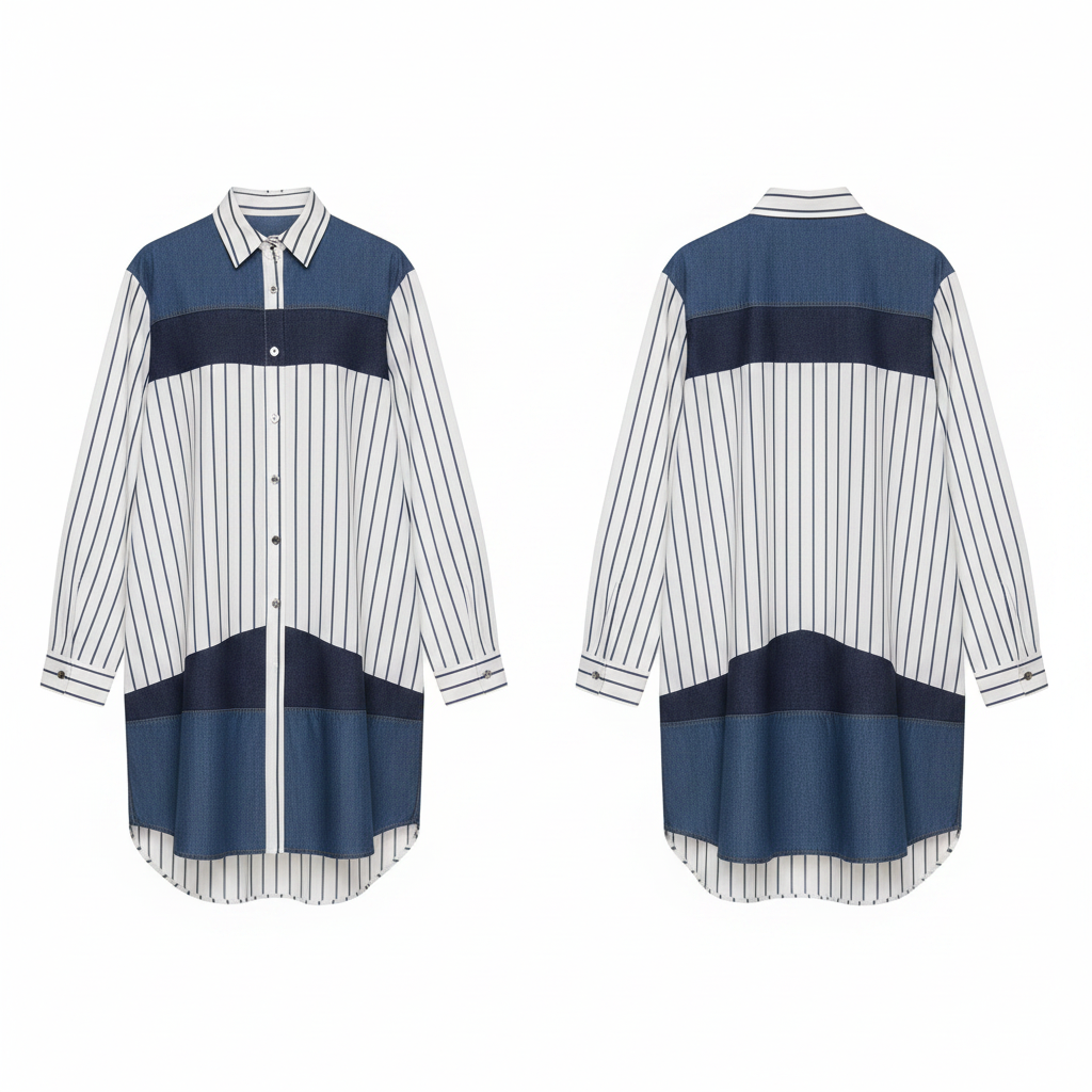 Mini Shirt Dress Longsleeve