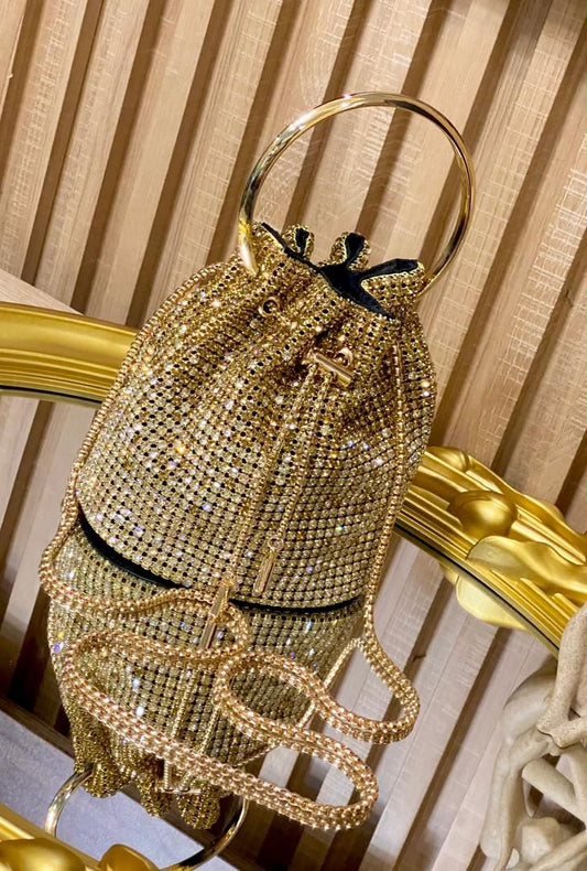 Gold Sparkling Clutch