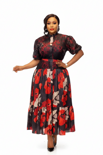 Floral Midi Dress