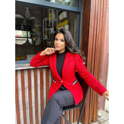 Temmy Red Blazer